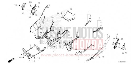 FLOOR STEP/UNDER COVER FSH125R de 2024